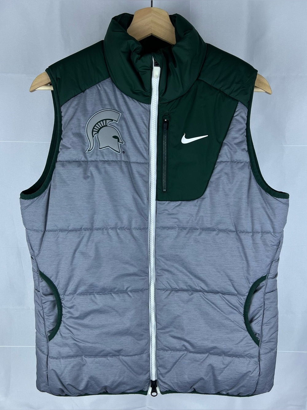 Nike Michigan State Spartans Puffer Vest Women’s Medium